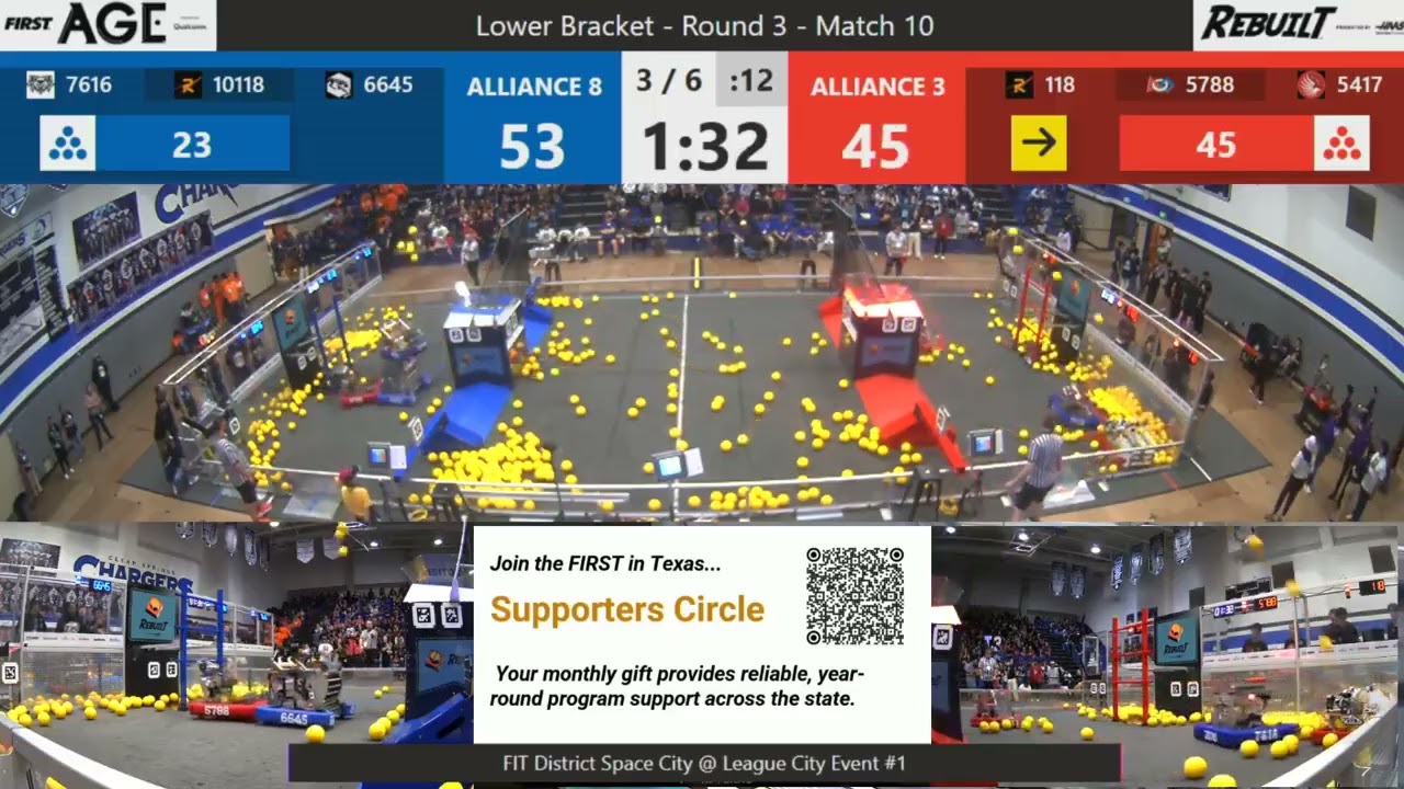 SC1 2026 M10: Robonauts 118 vs. Robonauts EveryBot 10118