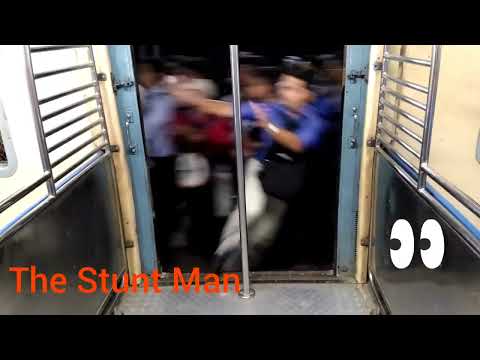 Stunt on Train.