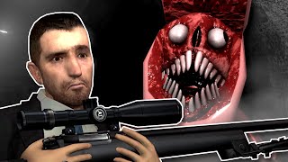 WE FOUND THE BRIDGE WORM!  Garry's Mod Gameplay