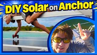 Installing Solar on our Catamaran While Rebuilding Our Boat Life | Chasing Serenity Episode 25