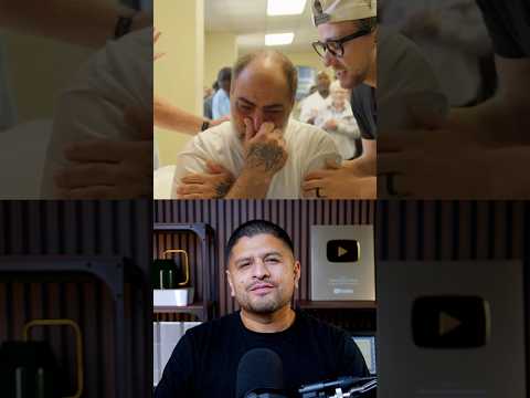 Prison inmate gets baptized on camera