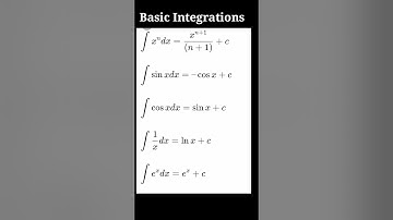 Basic Integration Formula Tricks#shorts