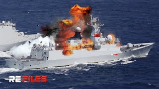 War begins! 3 China Warships intercepted by US Ally navy near Philippine Sea