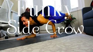 How to do the funky side crow | Yoga with Celest Pereira Profile