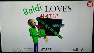 BALDI IS THE MATH KING!!! |Baldi's Basics mod Baldi loves Math