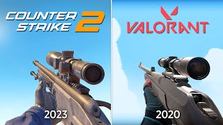 CS 2 vs Valorant  Physics and Details Comparison