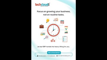 Tech Cloud ERP | Focus on Growth, Not Routine Tasks 🚀 | Free Demo
