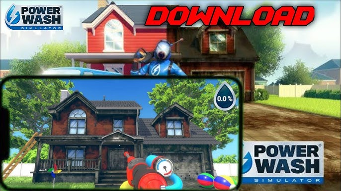 How to download Power wash simulator in mobile