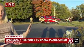 Officials respond to ‘small plane’ crash in Bath Twp.