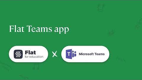 Flat for Education x Microsoft Teams integration: our Teams app