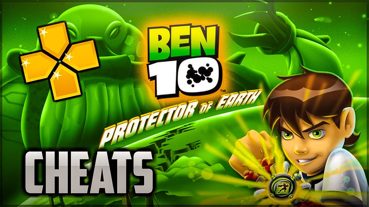 Ben 10 Protector Of Earth All Cheat Codes On Android PPSSPP - YouTube