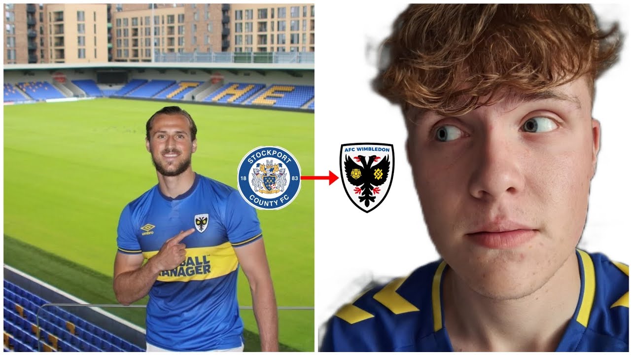 AFC WIMBLEDON SIGN JOE LEWIS ON LOAN FROM STOCKPORT COUNTY MY