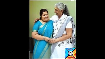 Excitement shared when the great singers  met at the recording studio at Chennai.