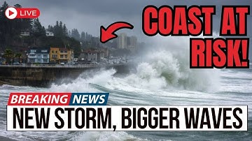1 MINUTE AGO: Monster Waves Target U.S. West Coast — New Storm Raises Alarm
