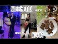 WEEKEND IN MY LIFE | HOLLY-DAYS VLOGMAS #4 (vee&#39;s book launch, seeing friends &amp; baking)