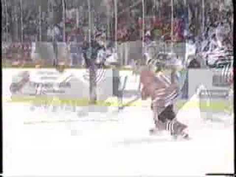 Marcel Hossa Elbows David Kaczowka- He Re-Acts..