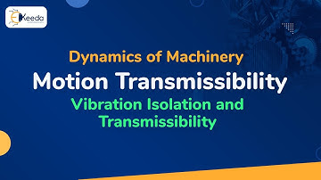 Motion Transmissibility - Vibration Isolation and Transmissibility - Dynamics of Machinery