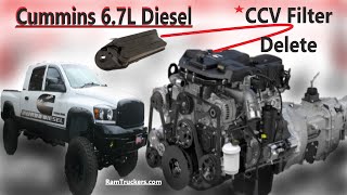 Cummins 6.7L Diesel CCV Filter Delete \& System Reroute | Ram 2500