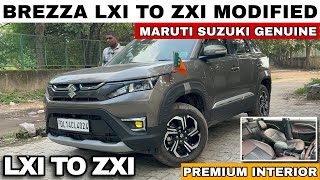 2025 BREZZA LXI MODIFIED WITH PRICE🔥BREZZA LUXURY INTERIOR🔥 MARUTI GENUINE #brezza2025 #brezzalxi 