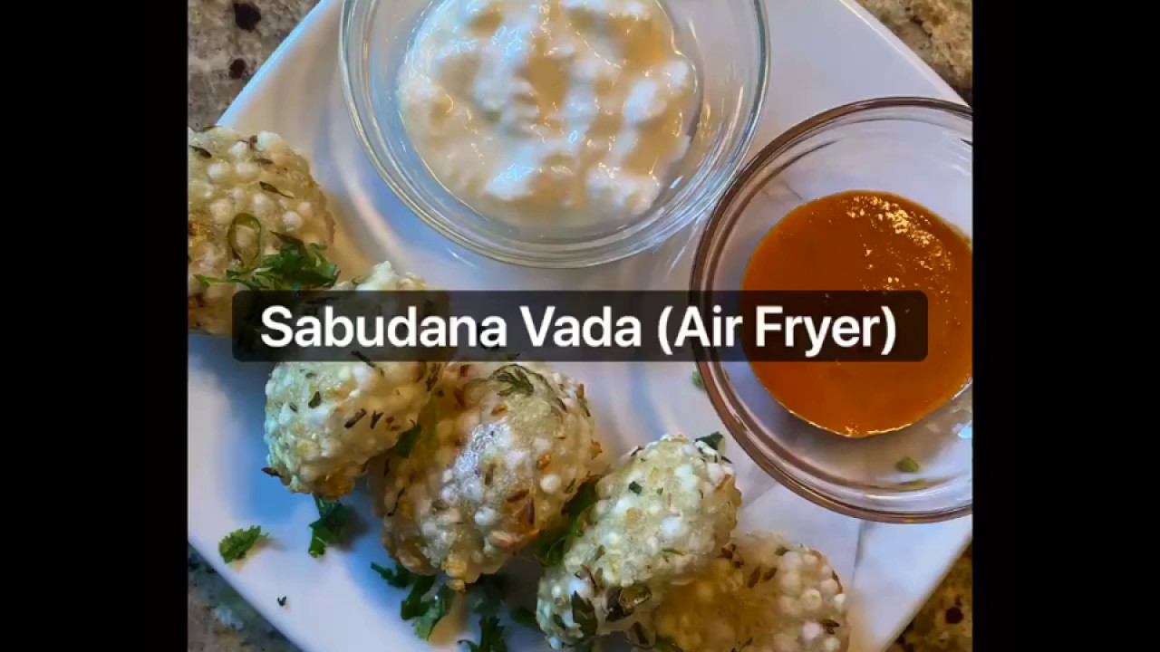 Sabudana Vada (air fryer) YouTube