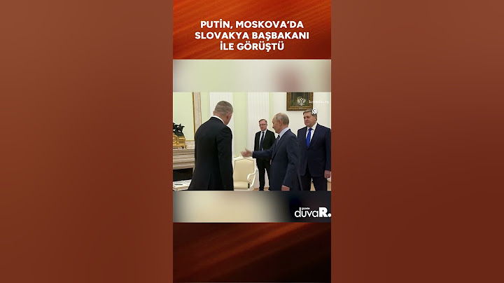 Putin, Moskova'da Slovakya Başbakanı Robert Fico ile görüştü #shorts