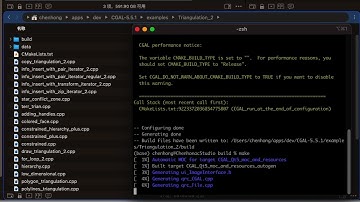 cgal example compile error