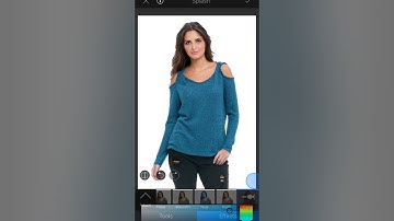 Color splash effects using LightX Photo Editor for iPhone