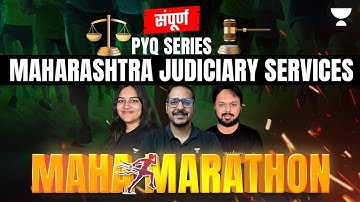 Complete PYQ Series | Maharashtra Judiciary Services | Maha Marathon | Judiciary World