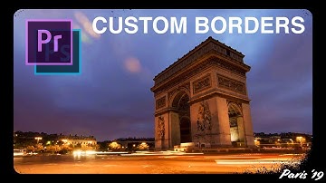 How to Create Custom Film Style Borders for your Videos | Adobe Premiere Pro + Photoshop CC Tutorial