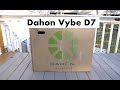 Dahon Vybe D7 Folding Bike Unboxing &amp; Assembly