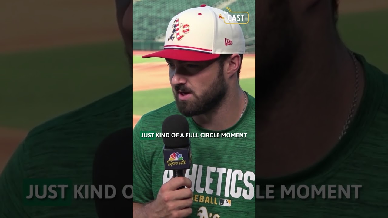 A Full Circle Moment for Shea Langeliers 🥹⚾️ #shorts #athletics