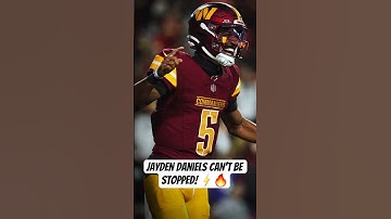 Jayden Daniels Can’t Be Stopped! ⚡🔥 Washington Commanders #nfl #shorts