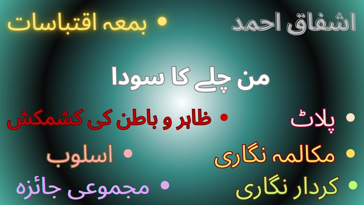 Ishfaq Ahmed| Man Chaly ka Soda | Fiqri Fanny Jaiza | من چلے کا سودا فکری فنی جائزہ| Tanqeedi Jaiza