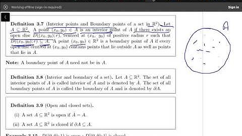 Open and closed disc