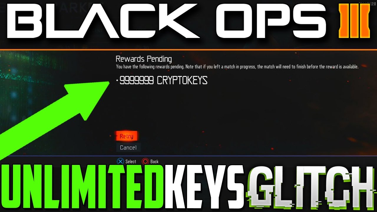 Black Ops 3 Unlimited Cryptokey Glitch Free Cryptokey Glitch Bo3 Cryptokey Bo3 Glitch Youtube
