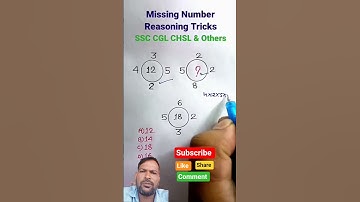 Missing number reasoning easy tricks || RRB NTPC maths reasoning short cut tricks #deepaksir #shorts