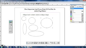 How to use the Tool Bar In Adobe PageMaker?? #adobe #pagemaker