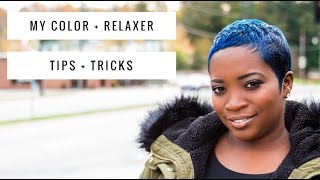 YOUR COLOR & RELAXER QUESTIONS ANSWERED + TIPS & TRICKS | THEHAIRAZORTV