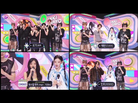 &TEAM, EVAN, SOYEON & MINHO FULL INTERVIEW at SBS INKIGAYO 