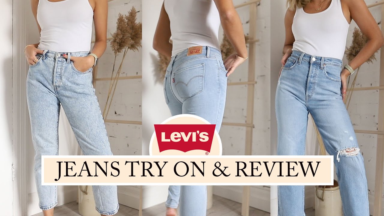 LEVI'S COLLECTION: Best Jeans Try On & Review - YouTube