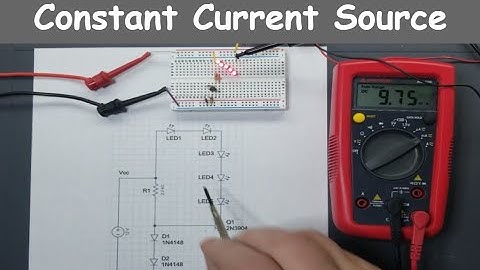 #15:  Constant Current Source Circuit on a Breadboard