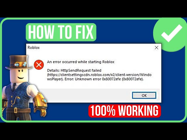 How to Fix Roblox Error Code 279 - An Error Occurred While Starting Roblox  