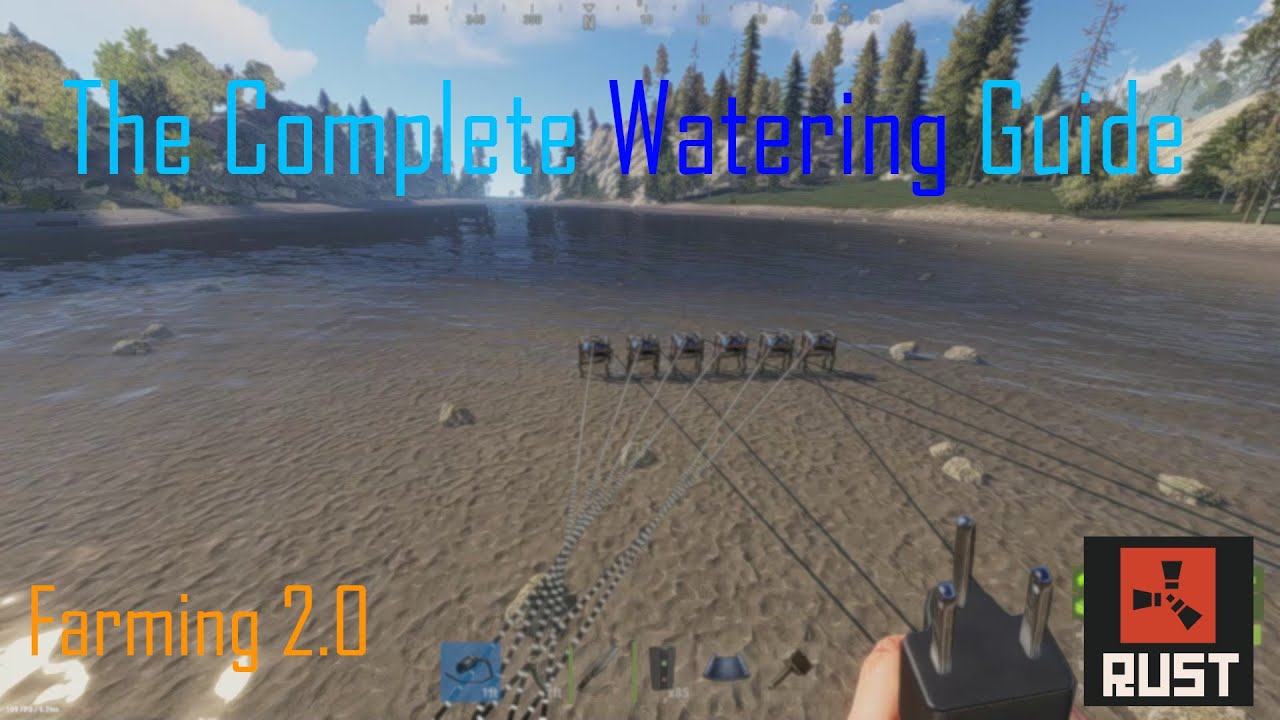 Rust The Complete Watering Guide (Automatic Sprinklers) YouTube