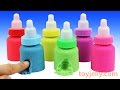 Kinetic Sand Baby Milk Bottle Learn Animals Play doh Modelling Clay Disney Cars Molds Cookie Cutters