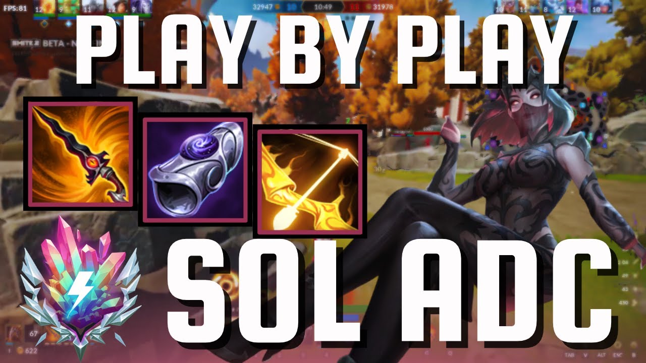 HOW TO SOL PLAY BY PLAY - Adc Smite 2 Gameplay - YouTube