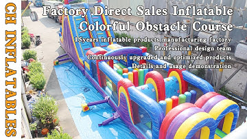 Best PVC land inflatable obstacle course inflatable obstacle course run race outdoor playground