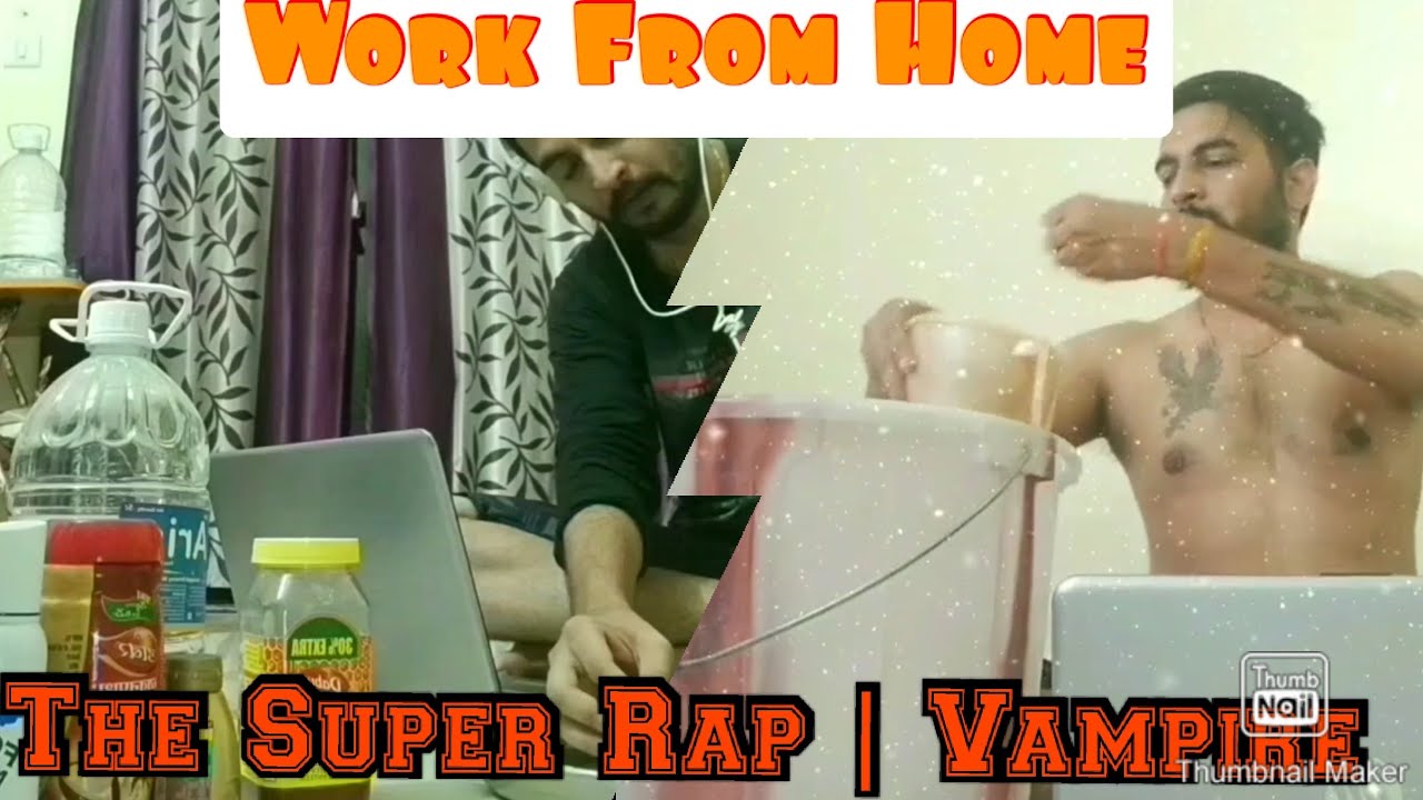 The lockdown song | Work From Home Rap I Vampire | MB Sharada Project