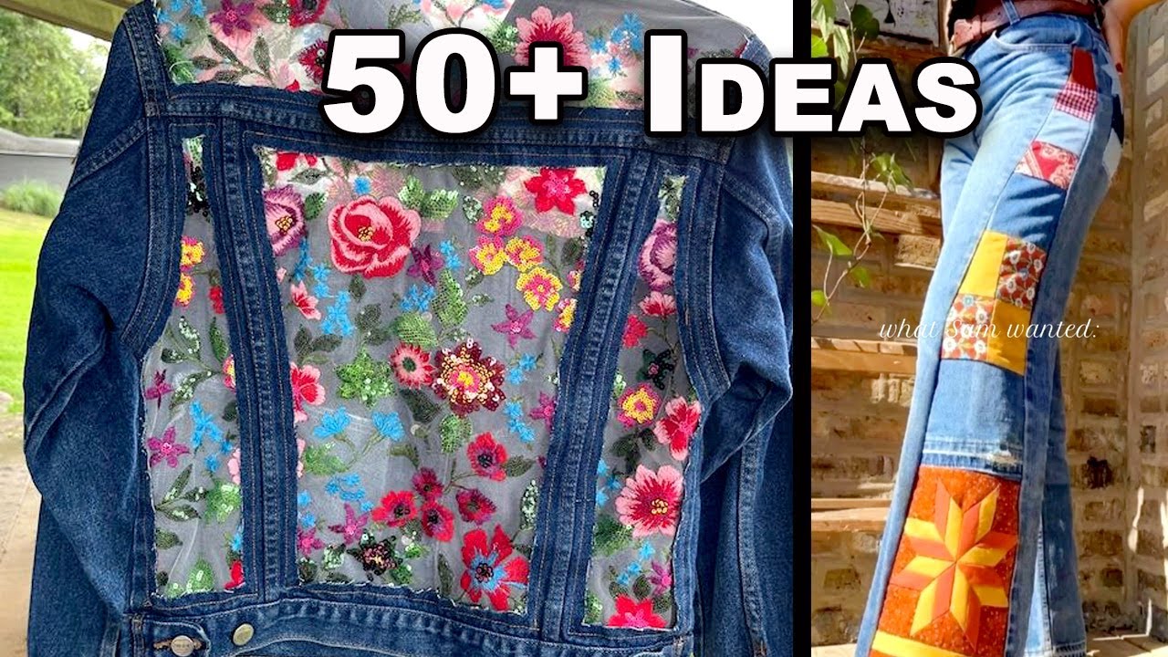 50+ Genius DIY Denim Sewing Ideas – Transform Old Jeans into Creative Projects