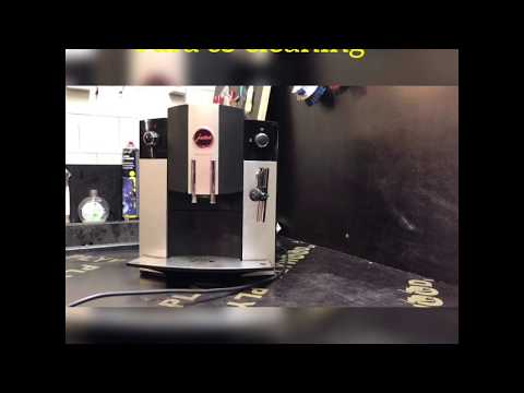 Coffee machine Jura C5 cleaning with tablet. Step by step by @Kafijas Adrese