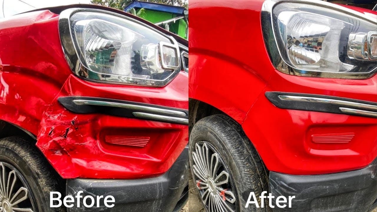 how to fix deep scratches on a car | plastic bumper repair | Repair